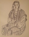Seated Woman in Robe