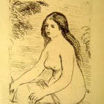 Femme nue Assise
